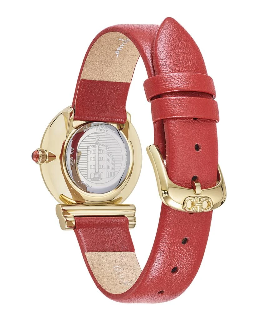 Ferragamo Gancini Leather Watch 3