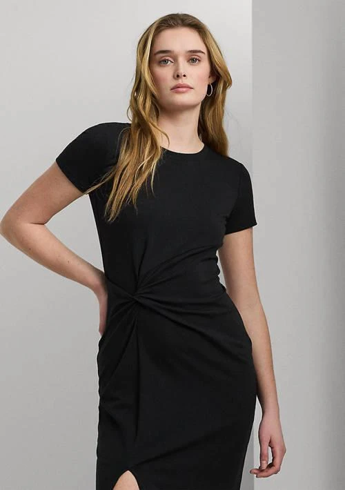 Ralph Lauren Ralph Lauren Women S Jersey Twist Front Midi Dress 4