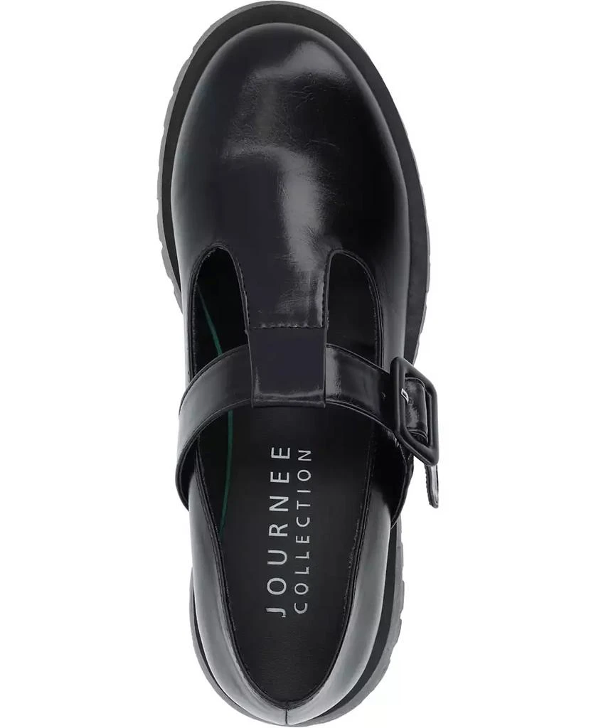 Journee Collection Women's Suvi Treaded Sole Mary Jane Flats 4