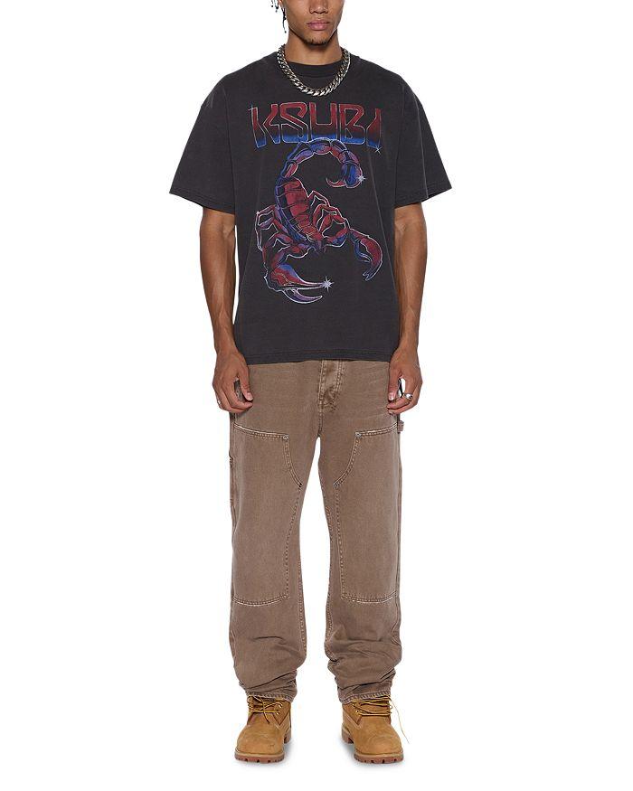 Ksubi Venom Ekcess Faded Oversized Graphic Tee
