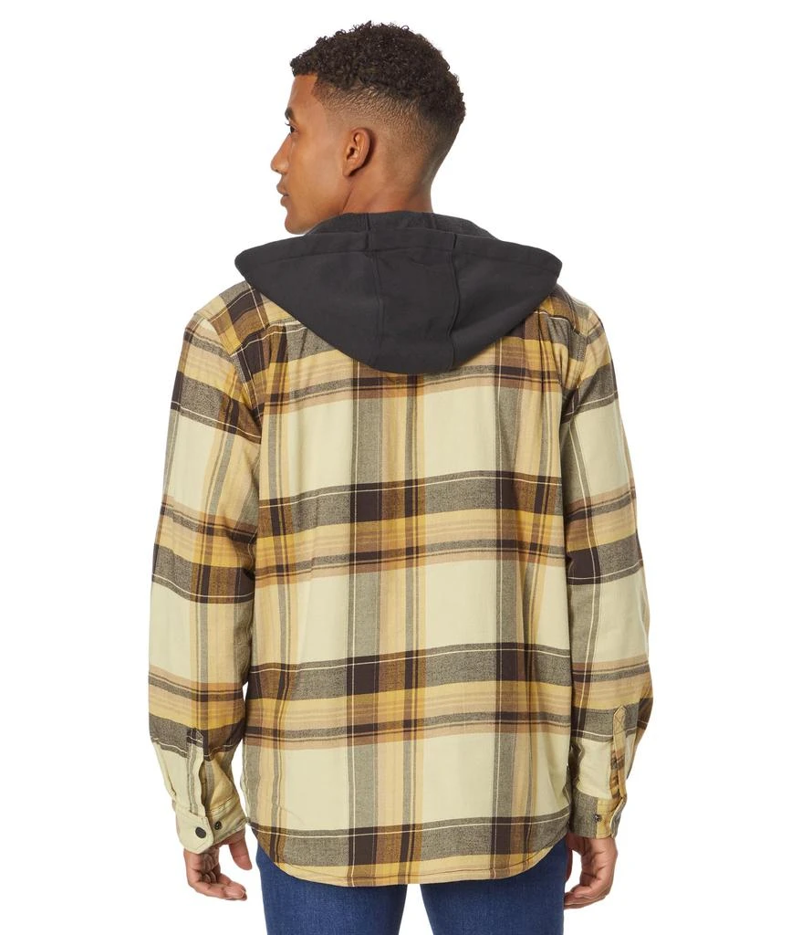Carhartt Rugged Flex® Relaxed Fit Flannel Fleece Lined Hooded Shirt Jacket 2