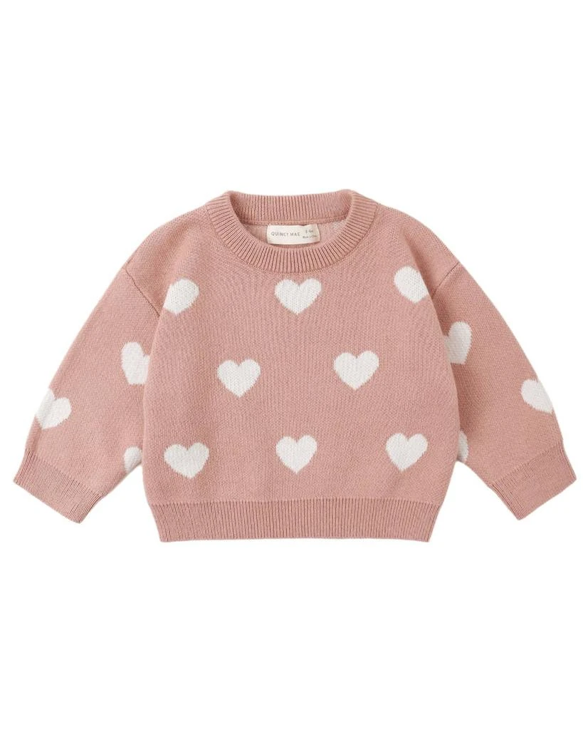 Quincy Mae Quincy Mae - Girls
Heart Knit Sweater