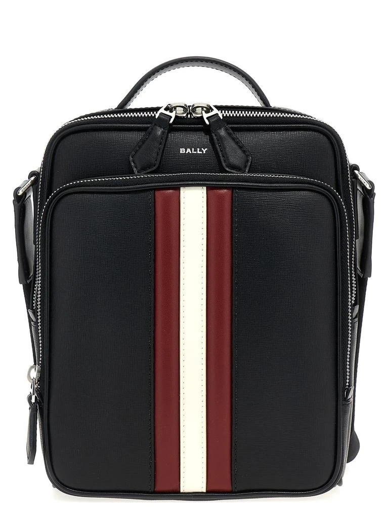 Bally Bally Logo Printed Zip-Up Messenger Bag 1