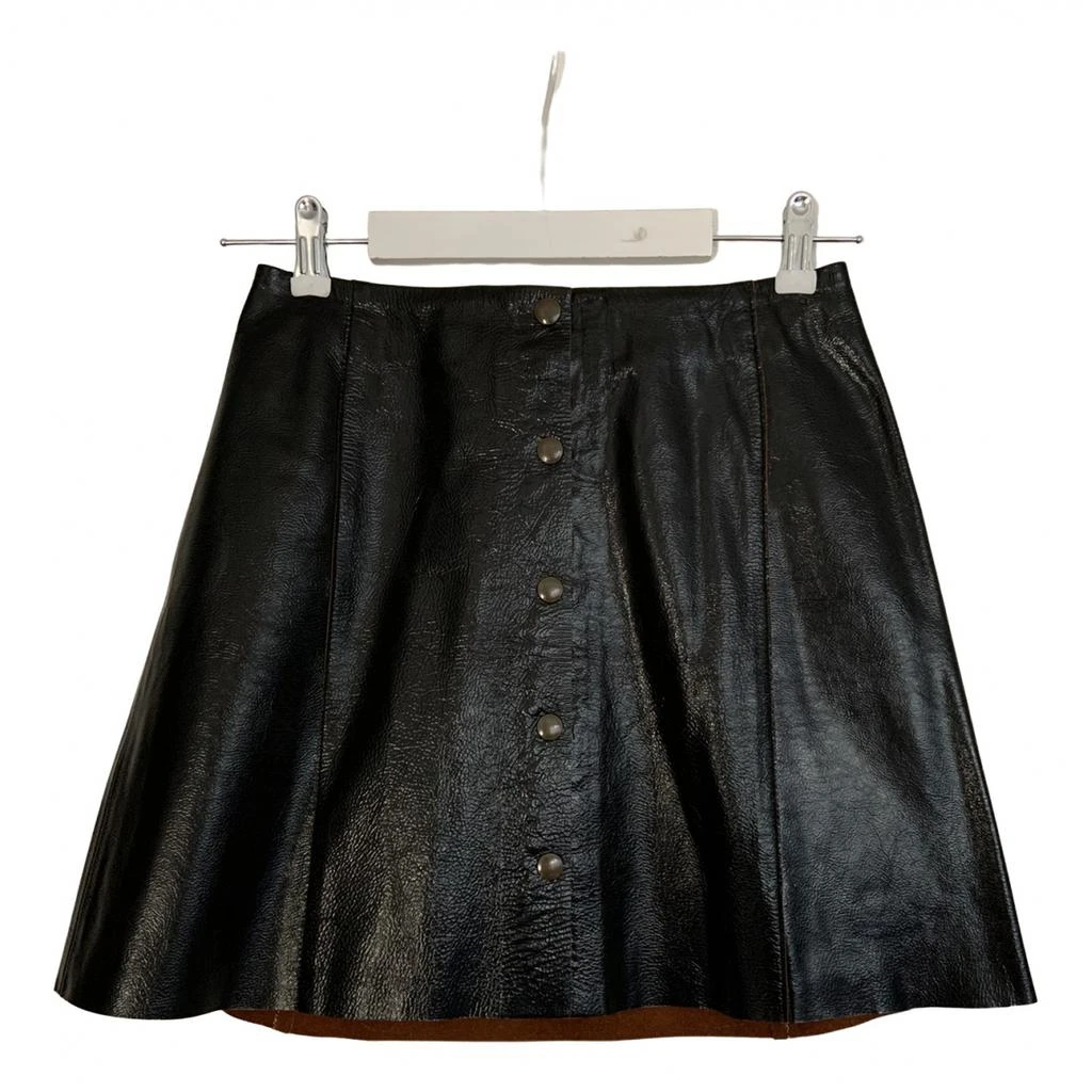 & Other Stories & Stories Leather mini skirt 1