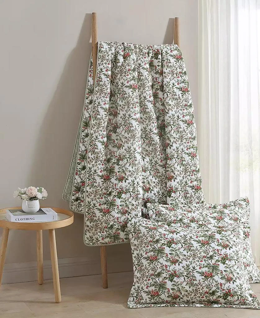 Laura Ashley Bramble Floral Cotton Reversible 2-Piece Quilt Set 3