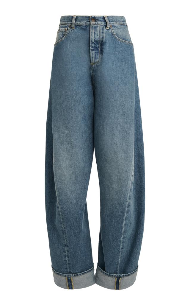 MAISON MARGIELA Denim Jeans with Slash Details - Jeans MAISON MARGIELA Denim Jeans with Slash Details - Jeans