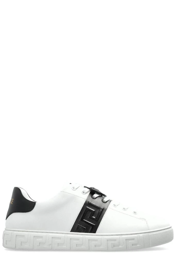 Versace Versace Logo-Embossed Lace-Up Sneakers 1