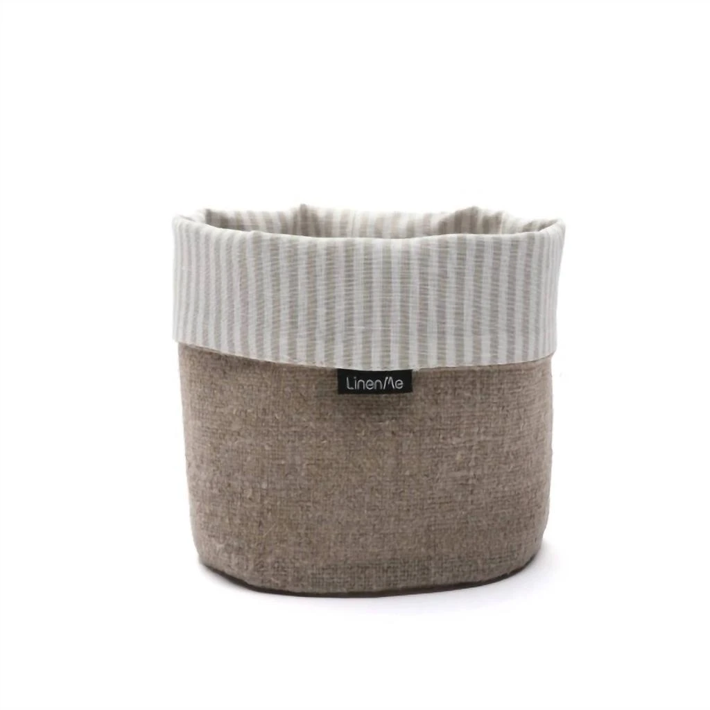 Linenme LINEN-COTTON BASKET JAZZ