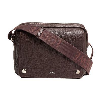 Loewe XS Pebble messenger bag in grained calfskin