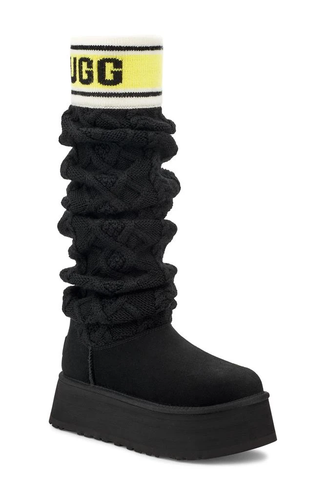 UGG Sweater Letter Tall Boot