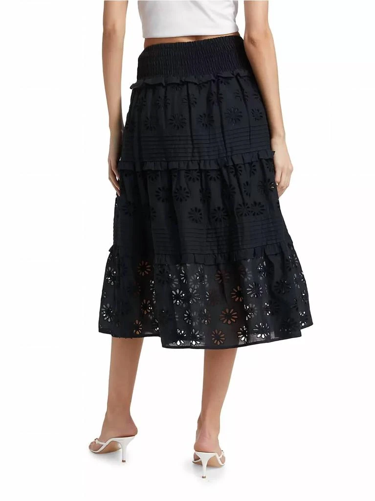 Rails Rails - Gail Floral Embroidered Midi Skirt 3