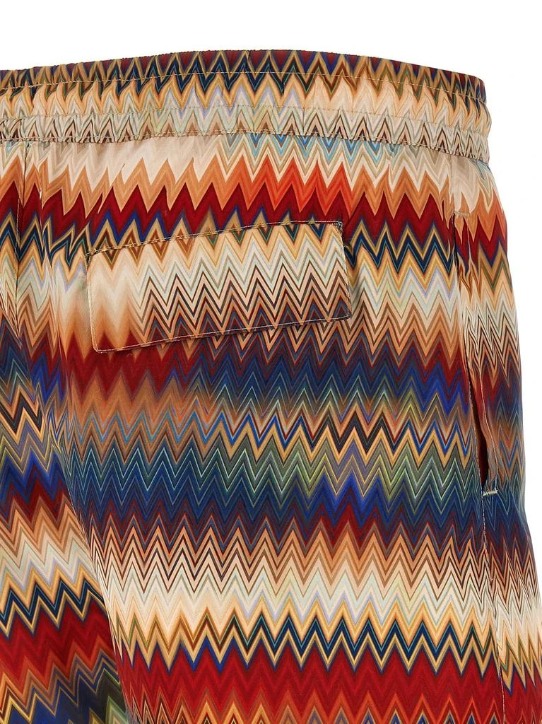 Missoni Missoni Zig-Zag Printed Drawstring Swim Shorts 4