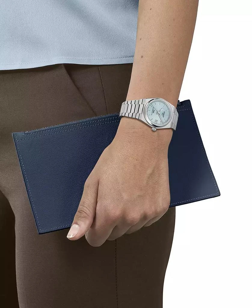 Tissot Women
s Swiss Automatic PRX Powermatic 80 Stainless Steel Bracelet Watch 35mm 5