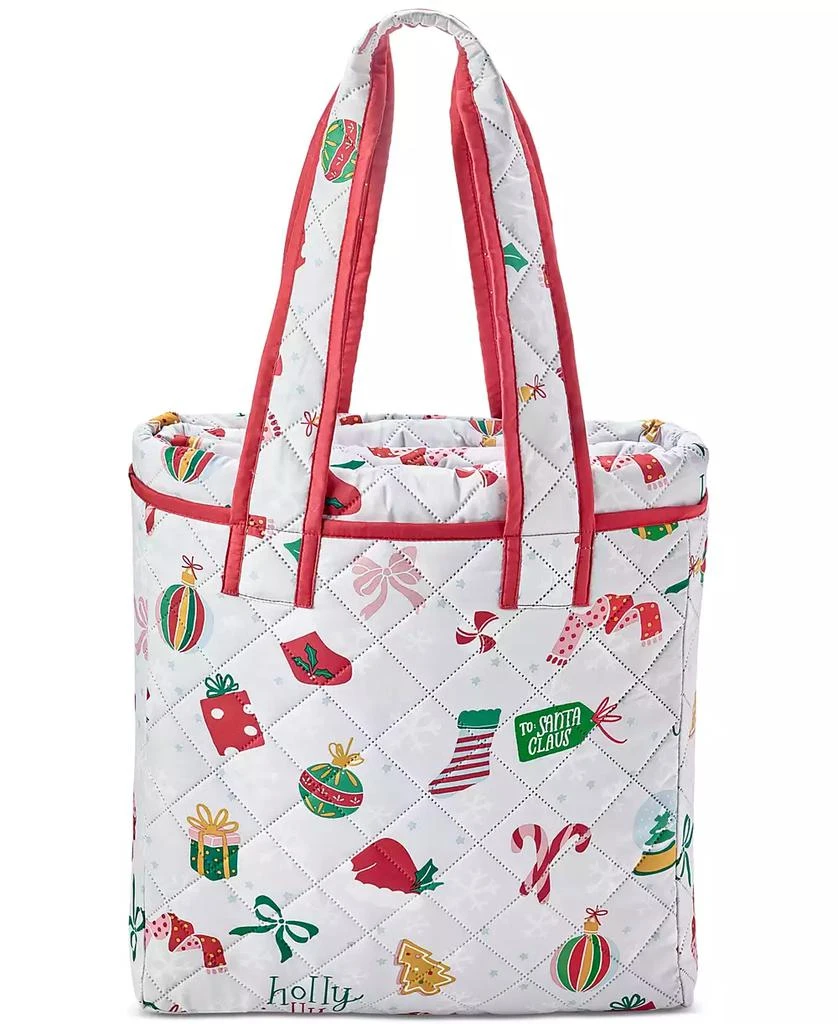 Martha Stewart Holiday Icons 4-Pc. Quilt Tote Set, King, Exclusively at Macy’s 5