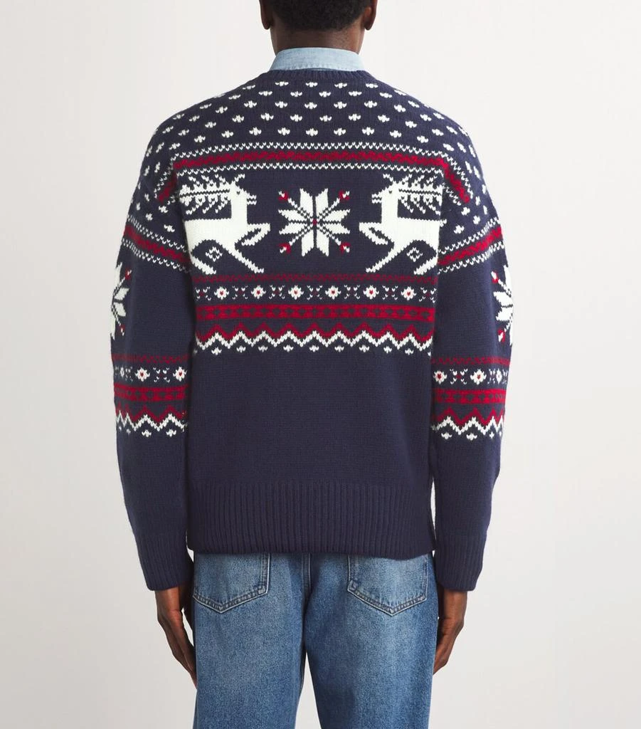 Ralph Lauren Wool Reindeer Sweater 4