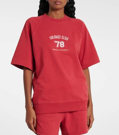 Brunello Cucinelli Logo cotton jersey T-shirt 5