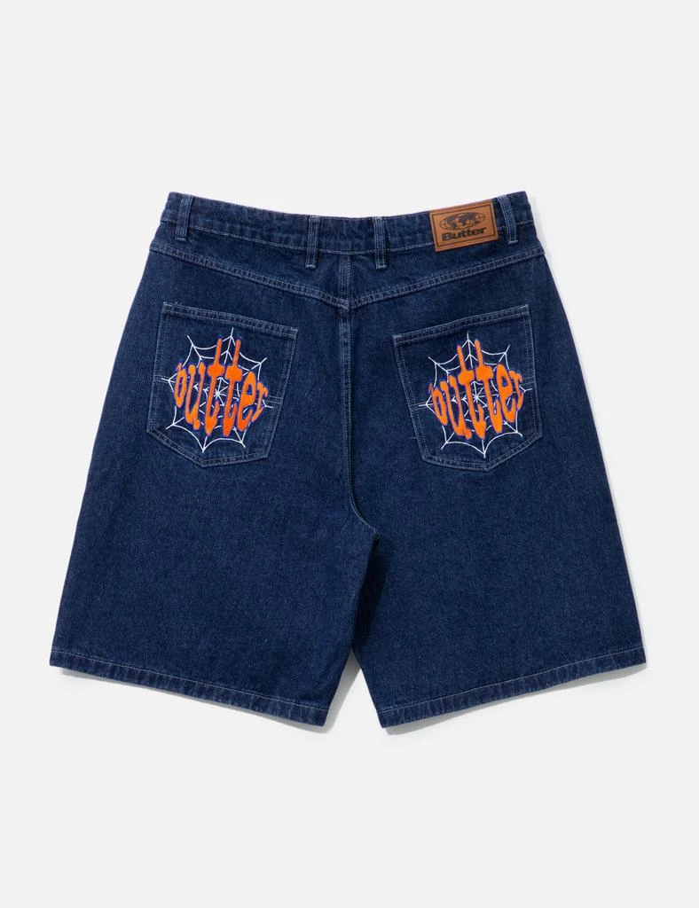 Butter Goods SPIDER DENIM SHORTS 2