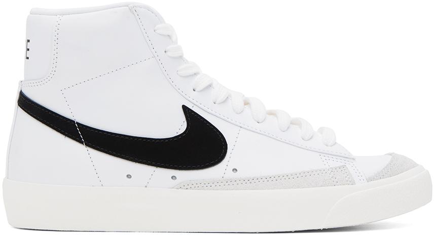 Nike White & Black Blazer Mid '77 Sneakers
