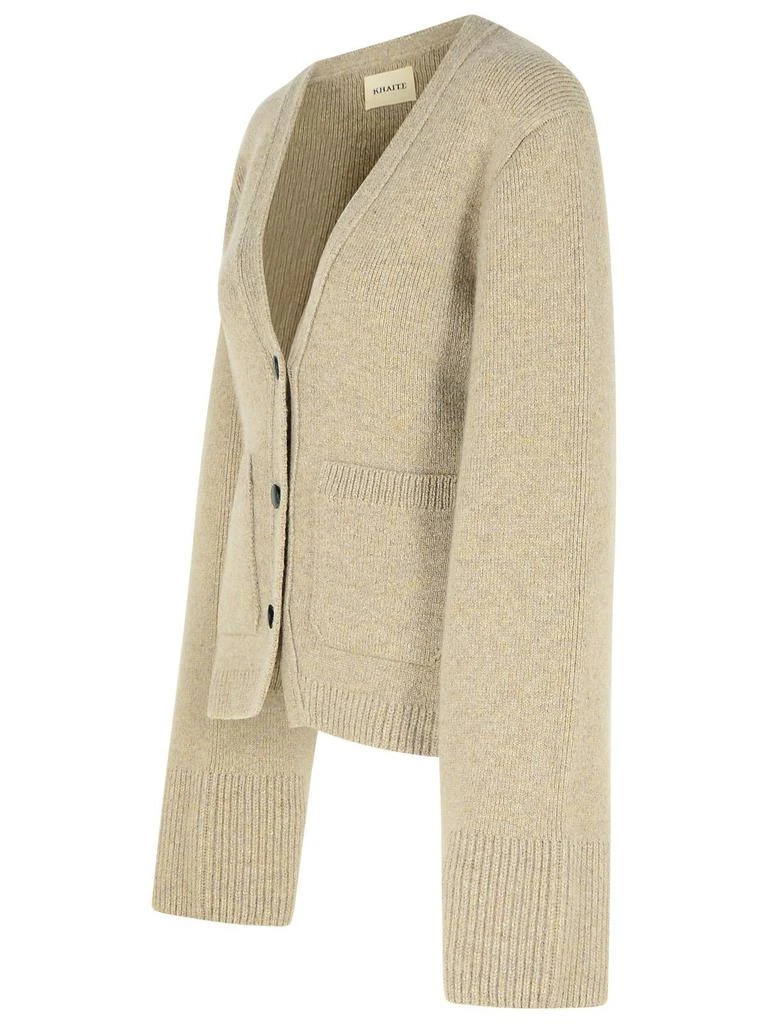 Khaite Khaite Scarlet V-Neck Cardigan 3
