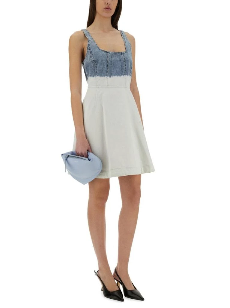 Moschino Two-Tone Denim Dress 2