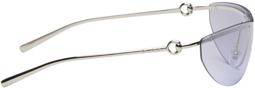 Gucci Silver Rimless Sunglasses 2