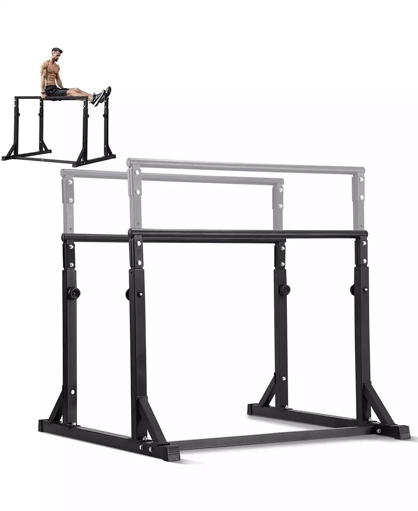 SUGIFT SUGFIT Heavy Duty Dip Bar Station 800 LB Capacity Adjustable Height
