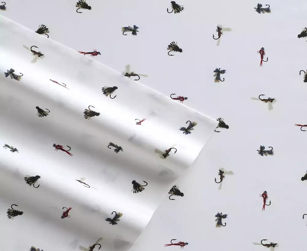 Eddie Bauer Printed 100% Cotton Percale 3-Pc. Sheet Set
