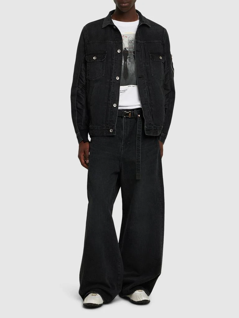 Sacai Wide Denim Jeans 1