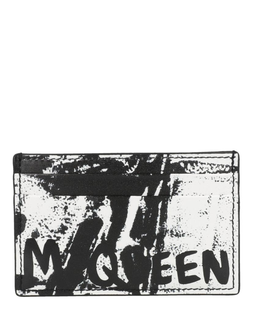 Alexander McQueen Graffiti Logo Card Holder