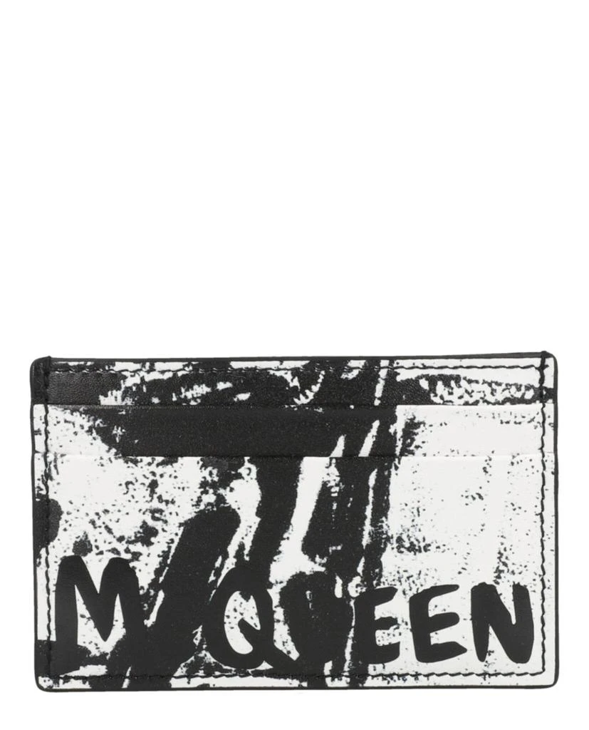 Alexander McQueen Graffiti Logo Card Holder 1