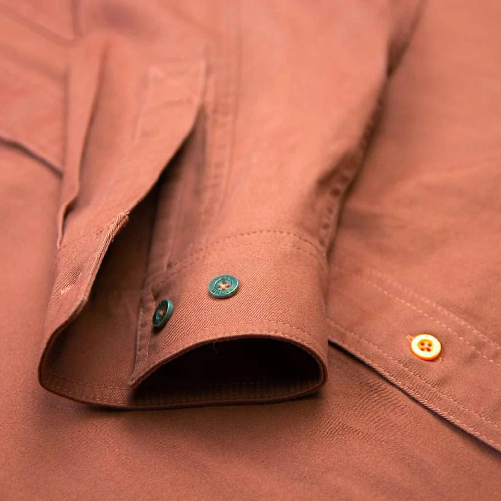 Over Under Men's South Platte Canvas Long Sleeve Shirt In Redwood 3