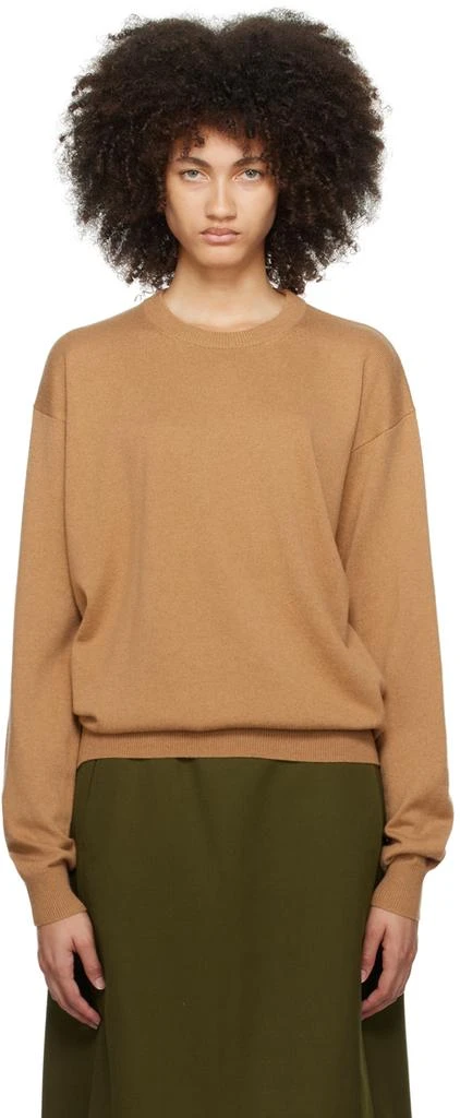 6397 Tan Slouchy Sweater 1