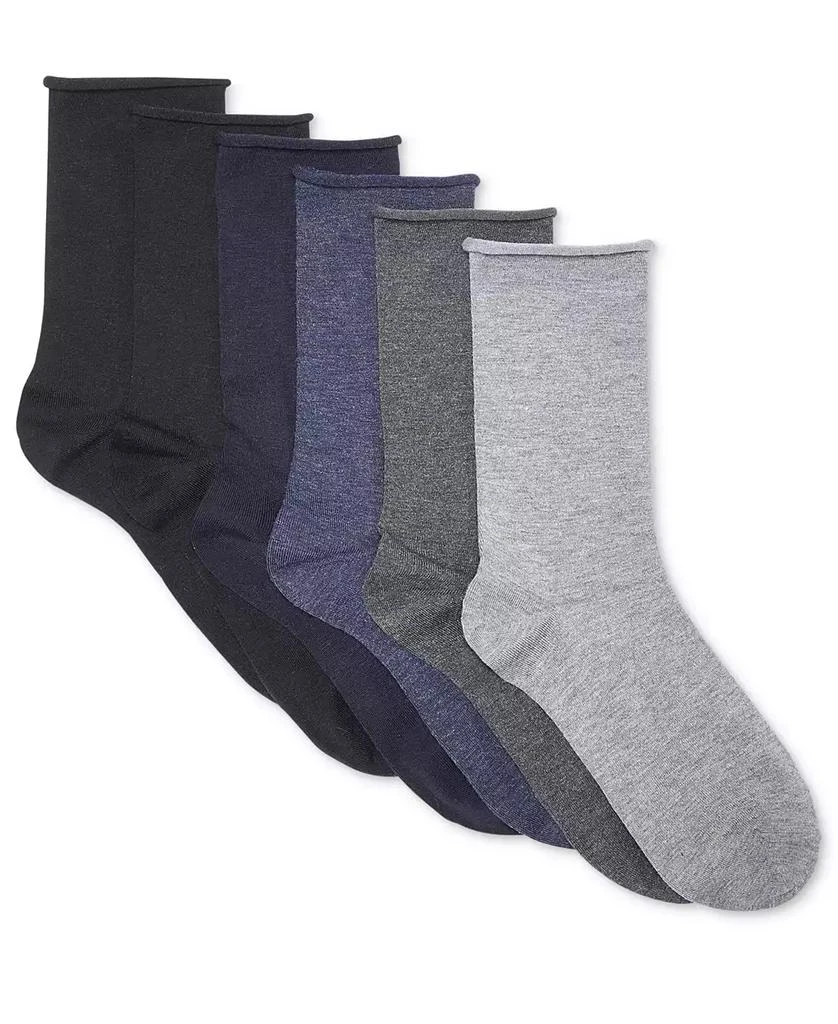 Ralph Lauren Women's 6 Pack Roll-Top Trouser Socks 1