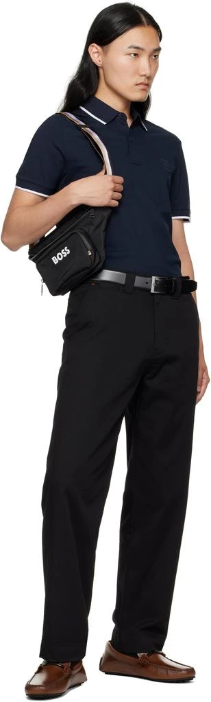 Hugo Boss Black Contrast Logo Structured Belt Bag 4