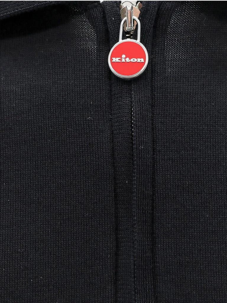 Kiton Kiton Knitted Zipped Polo Shirt 3