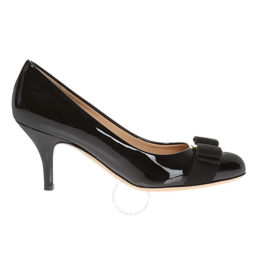 Ferragamo Salvatore Ferragamo Ladies Vara Bow Pump Shoe in Black, Brand Size 8.5 D 1