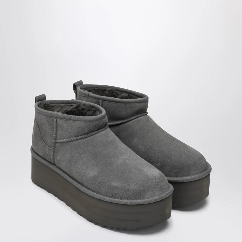UGG Classic Ultra Mini grey boot with platform 2