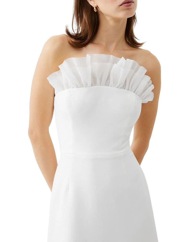 French Connection Whisper Organza Strapless Dress 3