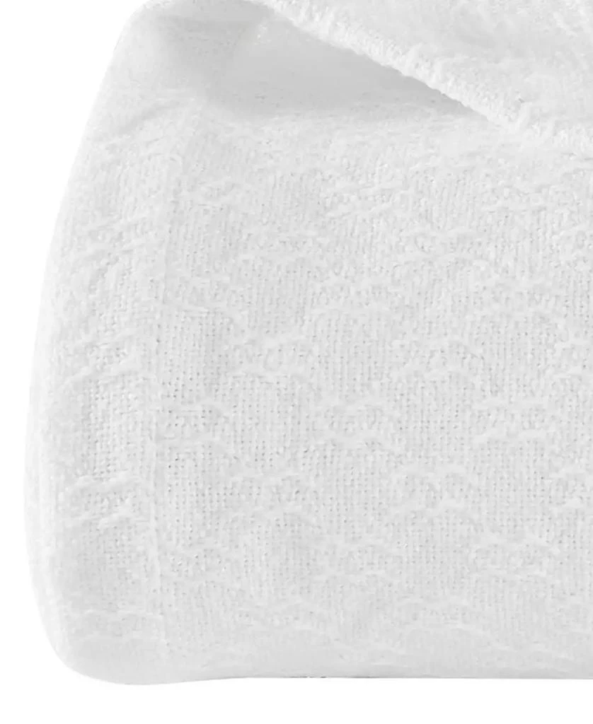 Nautica Ripple Cove White Cotton Blanket 4