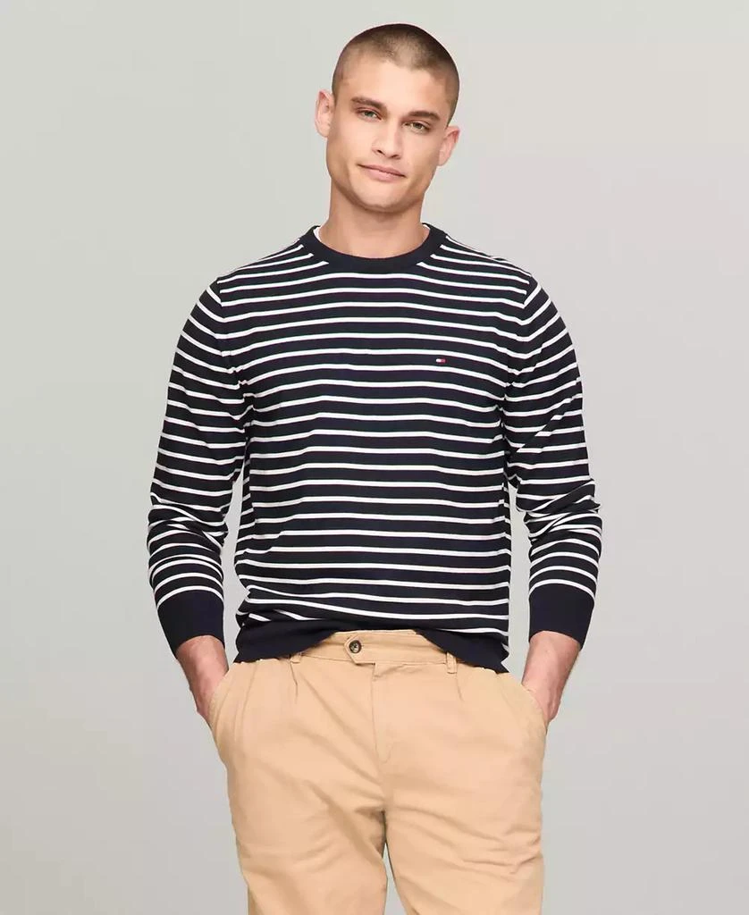 Tommy Hilfiger Men's Essential Solid Crew Neck Sweater 1