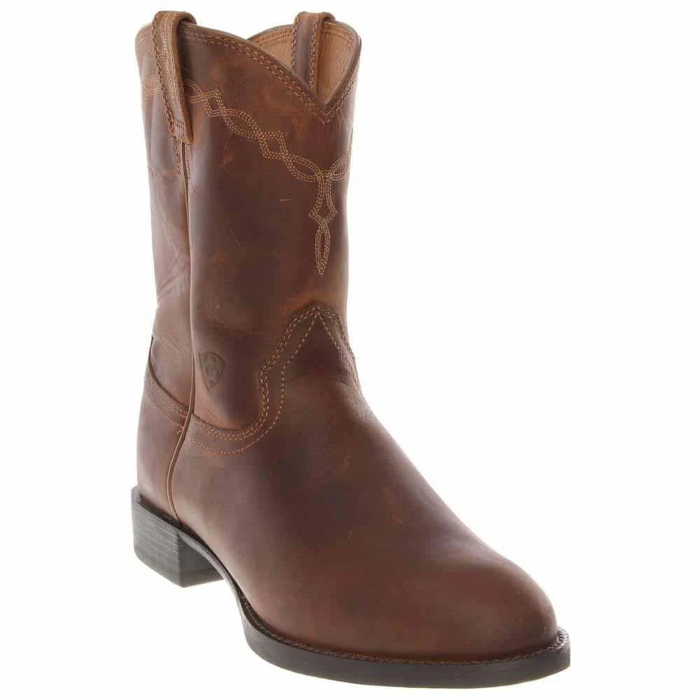 Ariat Heritage Roper Round Toe Cowboy Boots 2