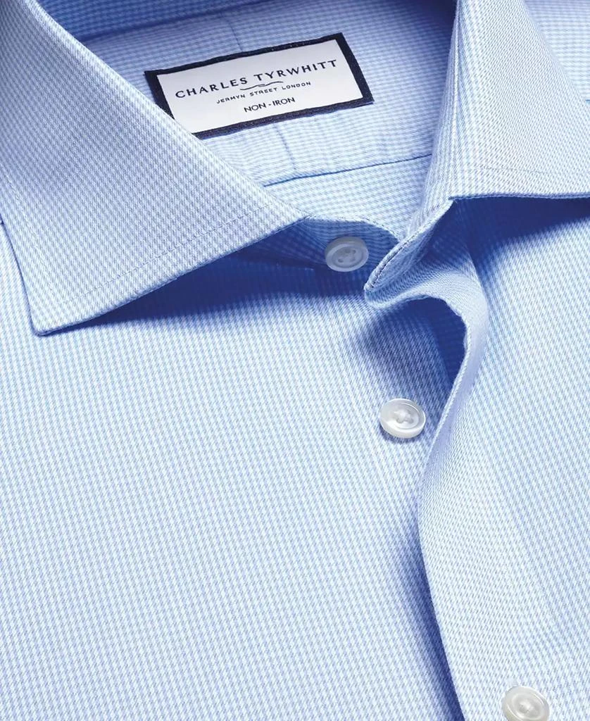 Charles Tyrwhitt Men's Slim-Fit Non-Iron Puppytooth Dress Shirt 5