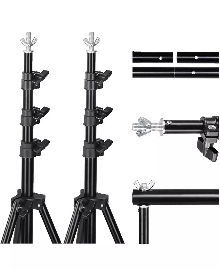 Yescom 8.5x10Ft Photography Background Backdrop Stand Kit Adjustable Crossbar 6 Packs 3