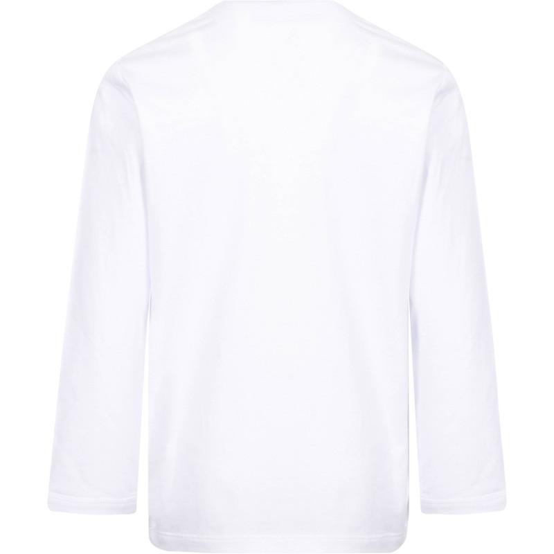 Stella McCartney Green peace organic cotton long sleeved t shirt in white