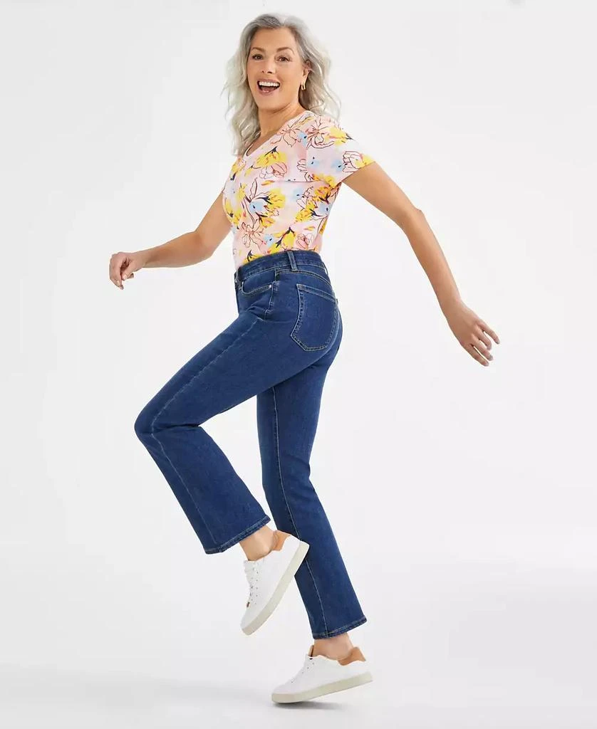 Style & Co Petite Mid-Rise Curvy Bootcut Jeans, Created for Macy's 4