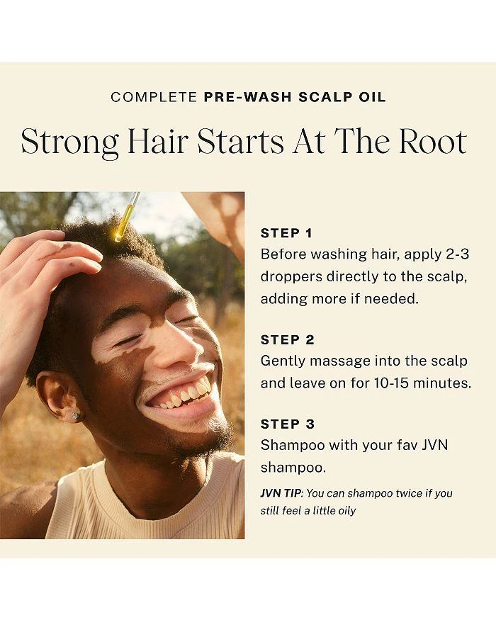 JVN Complete Pre Wash Scalp Oil 1.7 oz. 12