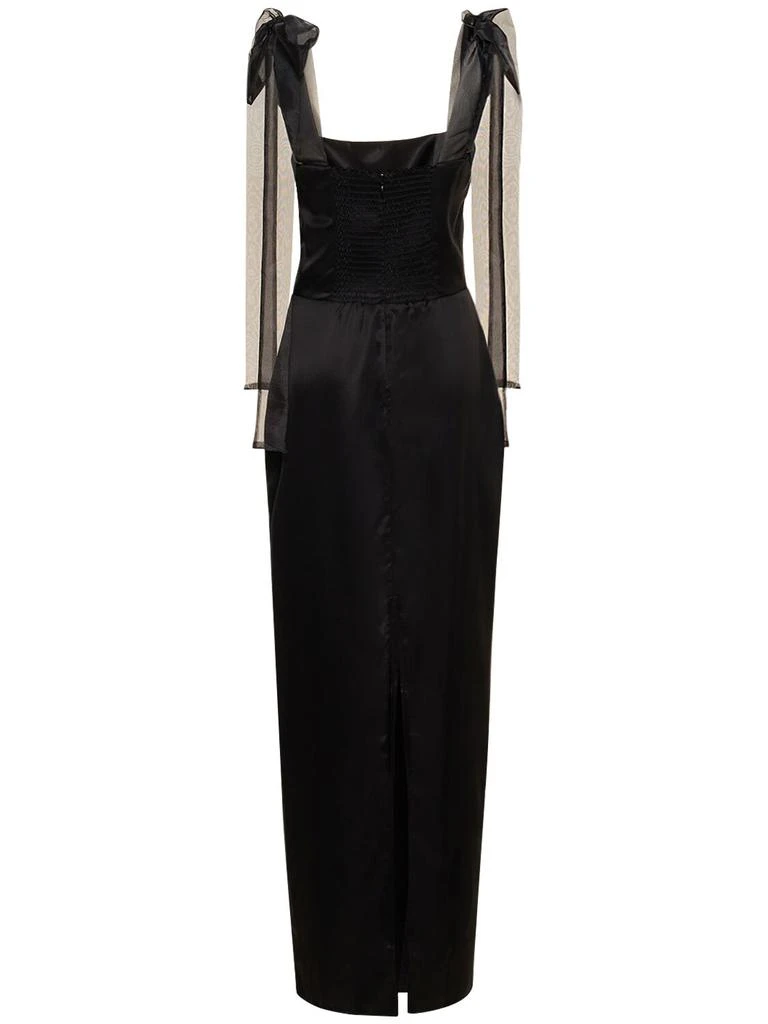 Reformation Kacia Satin Long Dress 4