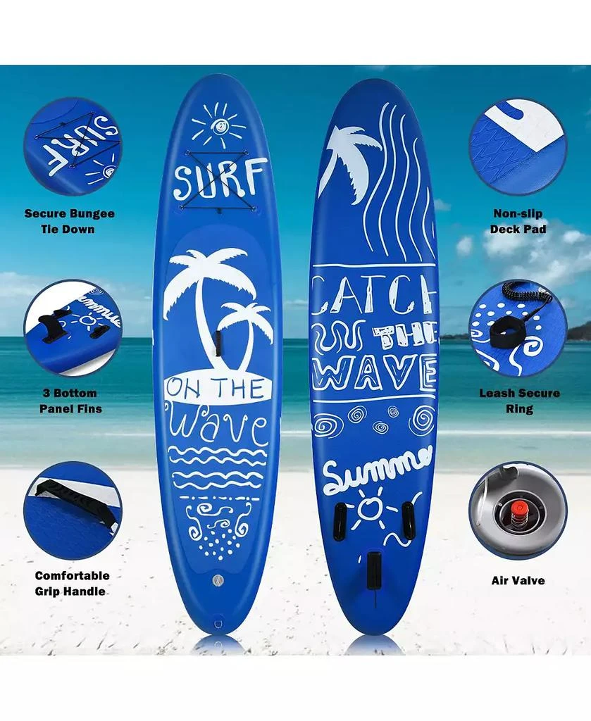 Costway Inflatable Stand Up Paddle Board Surfboard 8