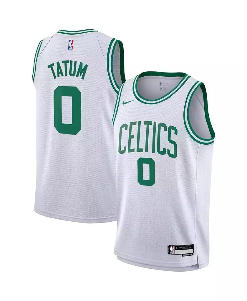 NIKE Big Boys Jayson Tatum White Boston Celtics Swingman Jersey - Association Edition 1