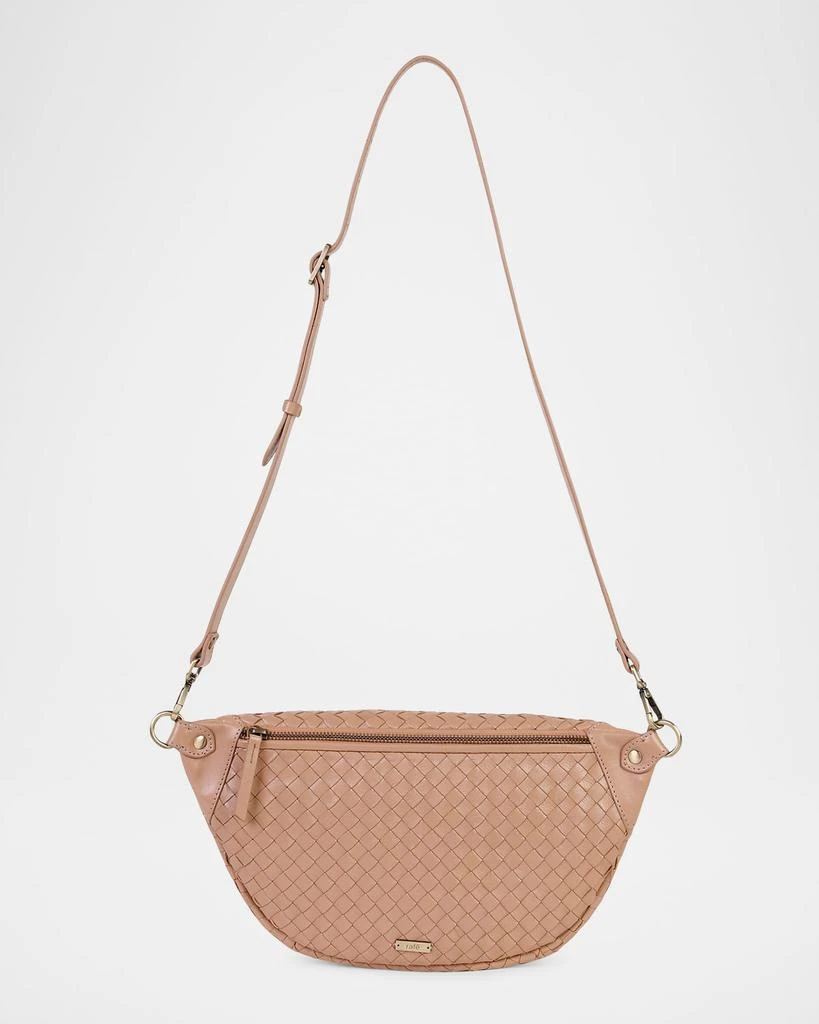 Rafe Alex Sling Woven Leather Shoulder Bag 3